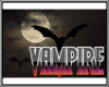 Vampire word sticker