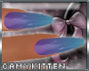 ~CK~ Blue Purple Nails