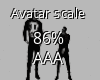 Avatar Scale 86%