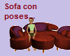 Sofa con 12 poses