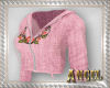 [AIB]Sweater Hoody Pink