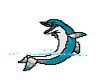 anim. dolphin sticker