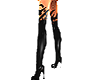 Black PVC Tribal Boots