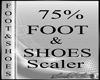 Lu)75% FOOT-SHOES SCALER