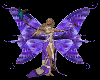 Purple butterfly fairy