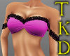 Plum Lace Tube Top