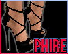 P| Black Strappies