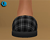 Gray Slippers Plaid (F)
