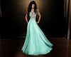 sea green gown