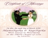 wedding cert