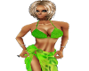 green bikini