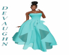NUANCE TEAL GOWN
