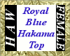 Royal Blue Hakama Top F