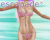 ESC pink leopard bikini