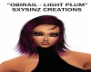 Obirail light plum hair