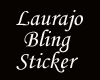 Laurajo Bling Sticker