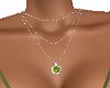 PERIDOT  THIN  CHAIN