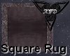 Large Square Purple Rug