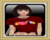 (ALTie Dye TShirt Red