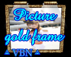 Picture gold frame I