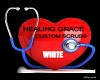 HG Custom Scrubs White