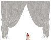 BL White Lace Curtains