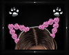 Pink Rose Cat Ears