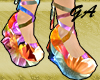 GA Flower Egyptian Shoes