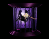 wall dance cage purple