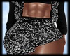 Black Glitter Skirt