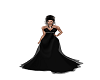 Satin Black Gown
