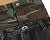 denim cargo pants black