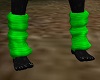 Neon Green Leg warmers