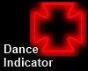 Red dance indicator