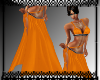 Gata Gown - Orange