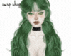 Green hair (F)