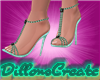 CD Teal glam heels