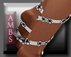 Leg Ribbon w/flowers