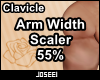 Arm Width Scaler 55%