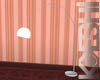 White Retro floor lamp