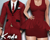 K* Couple Red Dress