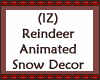 Reindeer Ani Snow Decor