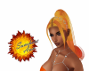 orange with heart clips