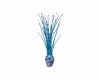Blue vase & flowers
