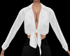 White Knotted Blouse