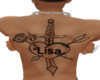 Lisa Back Tattoo