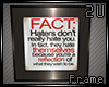 [2u] Fact Haters Meaning
