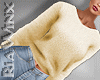 Gold Fluffy Sweater