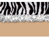 white tigerprint nails