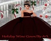 A/L   Xmas Wine Gown